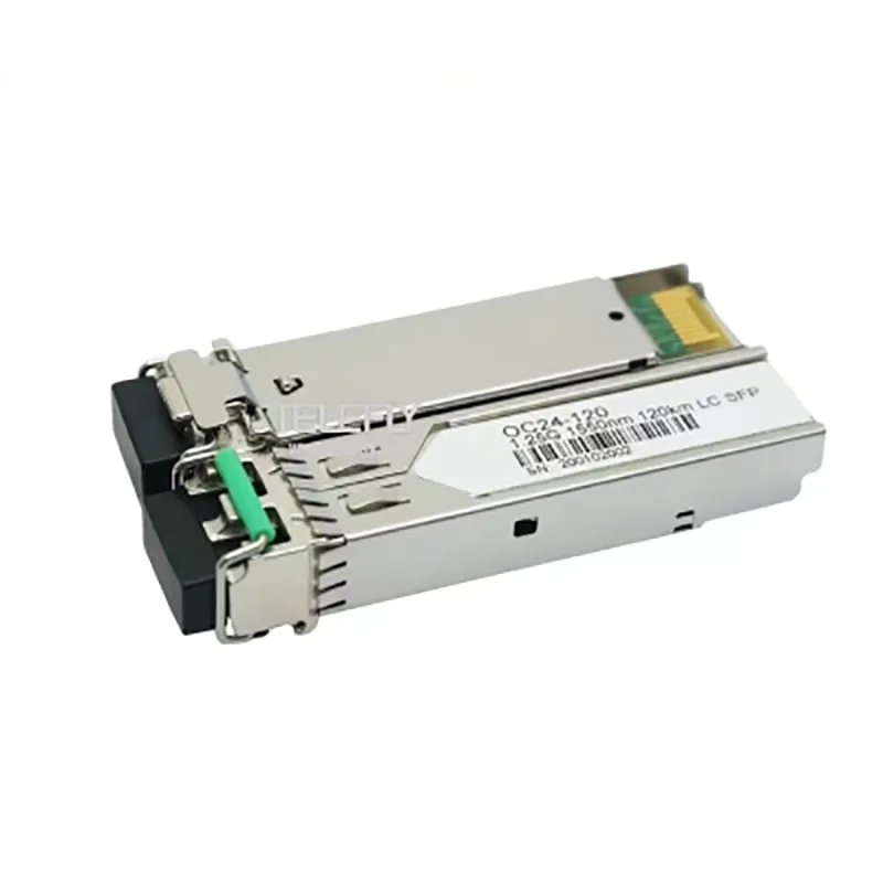 1.25 Gigabit CWDM, 1550 nm, ตัวรับส่งสัญญาณ SFP แบบออปติคัล, 120 กม.